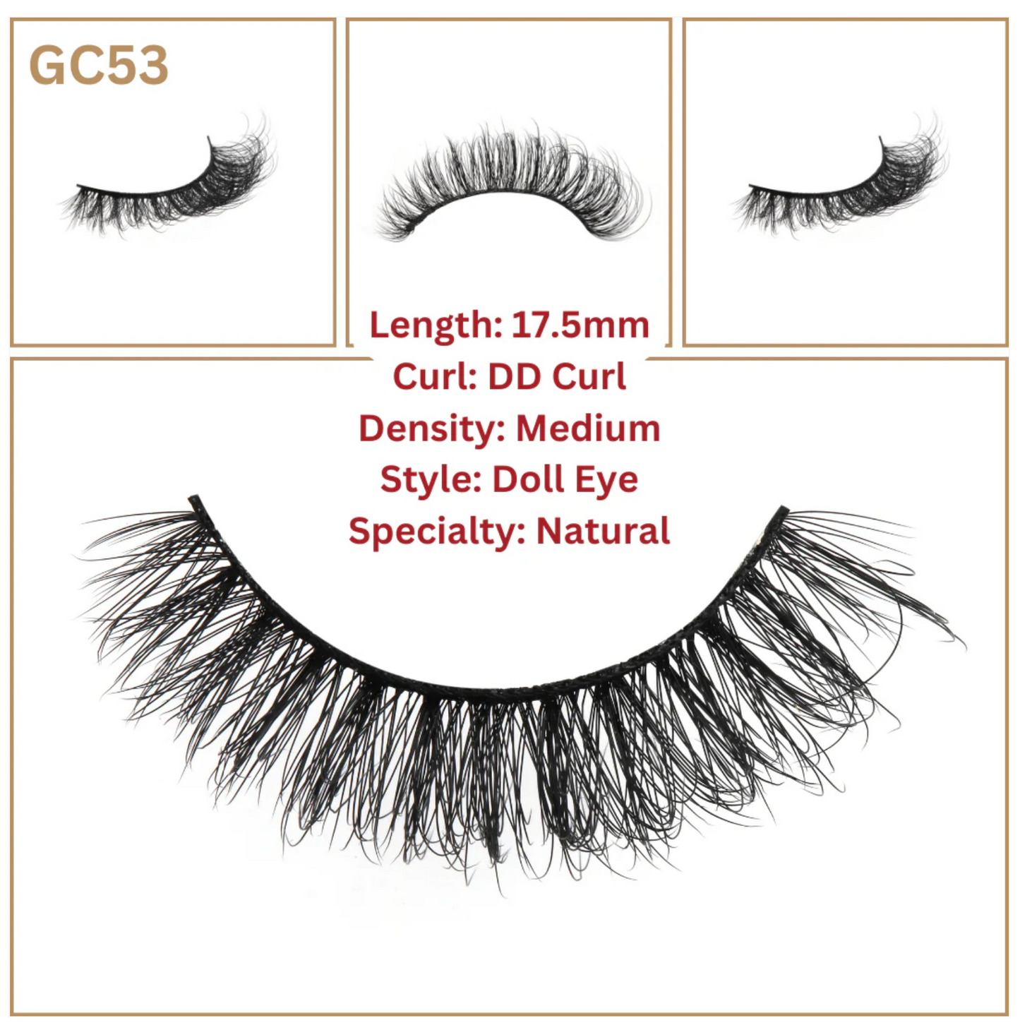Miss Girly Curl Lashes GC53