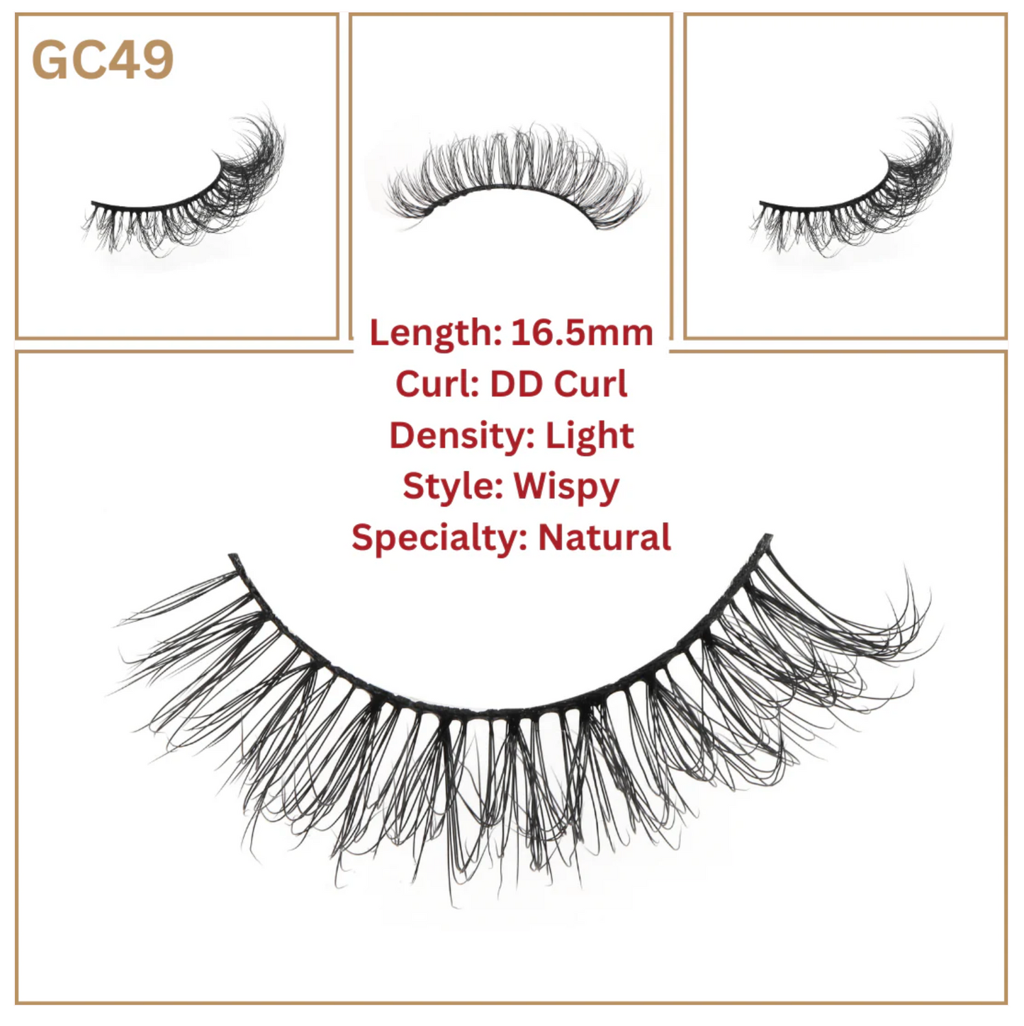 Miss Girly Curl Lashes GC49