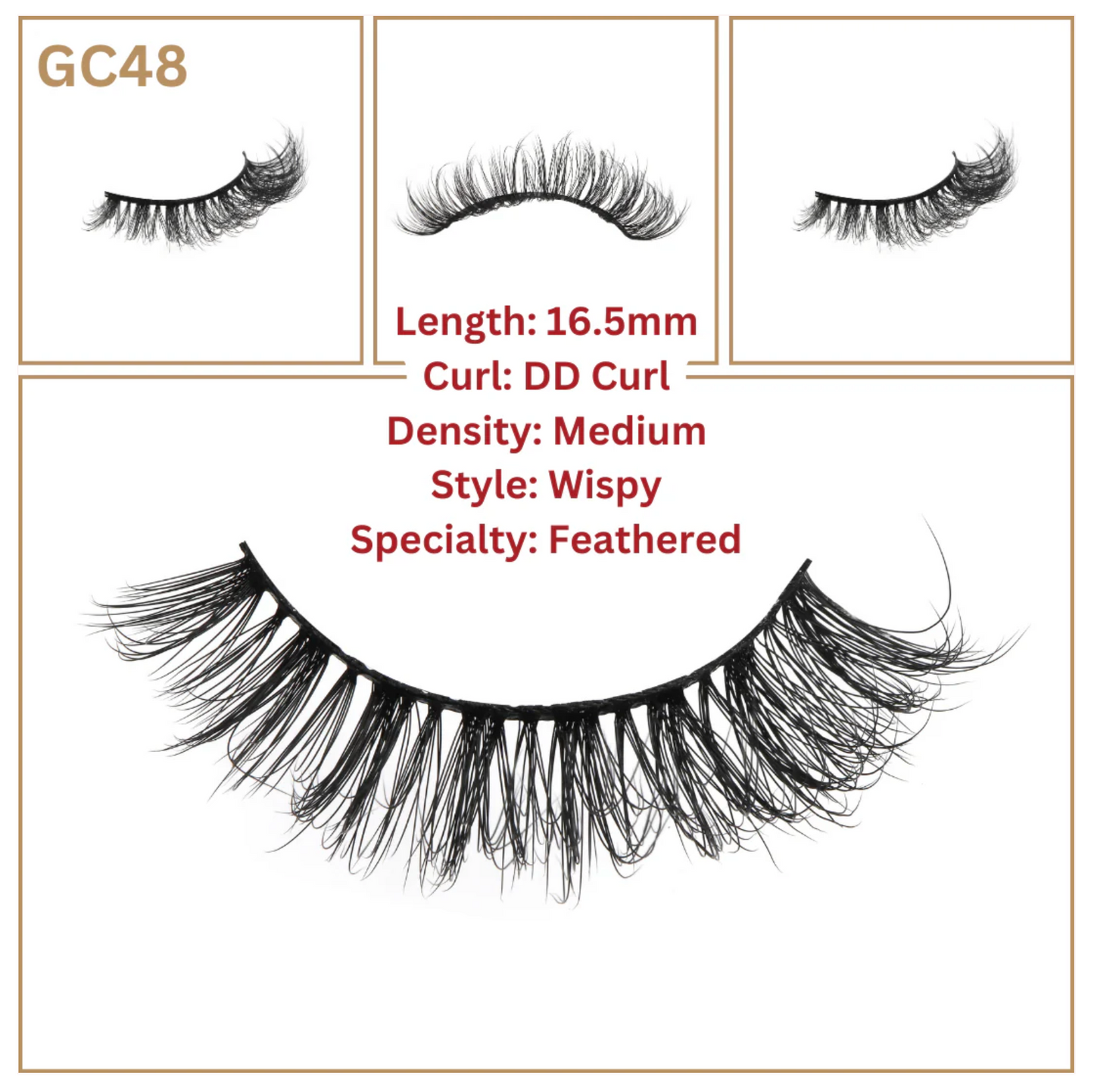 Miss Girly Curl Lashes GC48