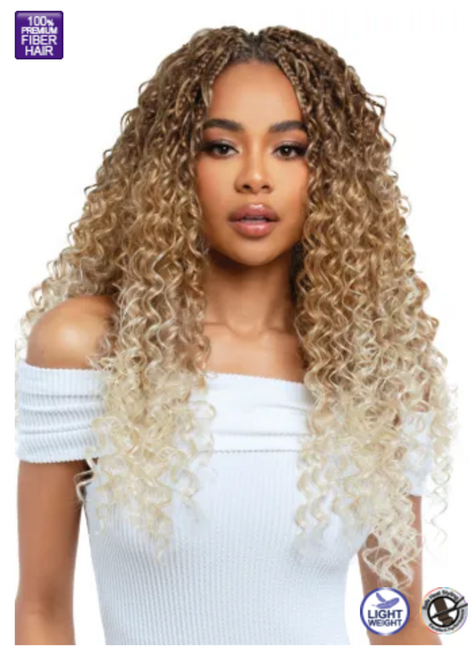 Crochet Style #C06: Xtra Boho Box Braids Deep Curl 20"