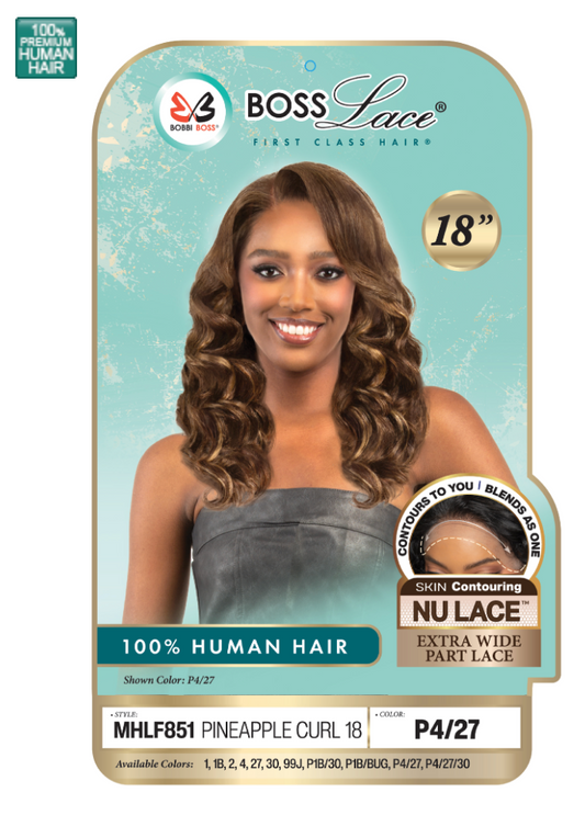 Bobbi Boss MHLF851 Pineapple Curl 18" Lace Wig