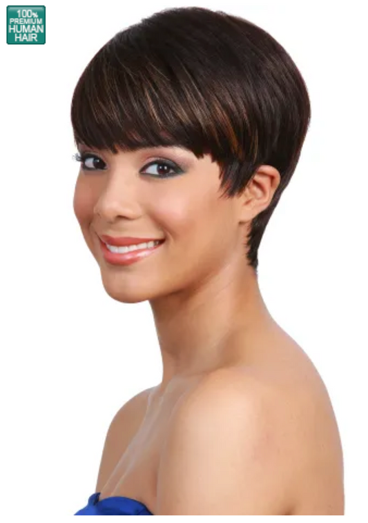 Bobbi Boss MH1212 Cutie Human Hair Wig
