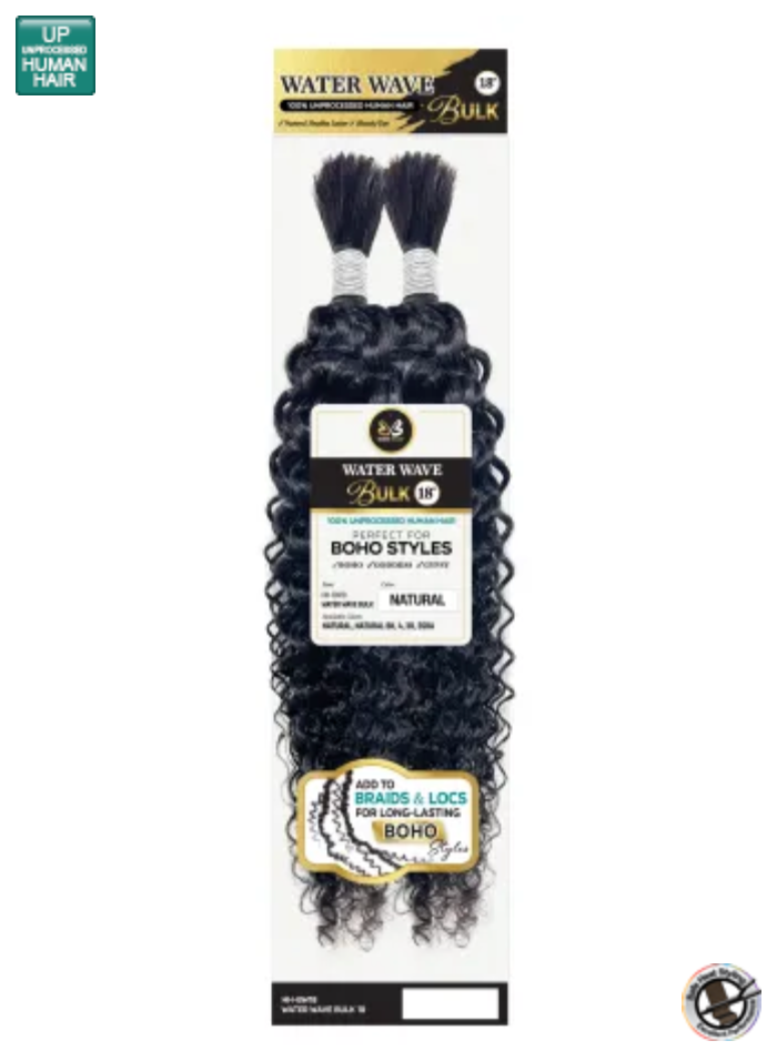 Bobbi Boss Human Hair Water Wave Bulk 18"