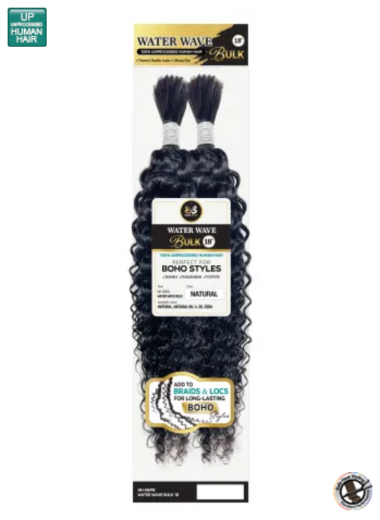 Bobbi Boss Human Hair Water Wave Bulk 18"