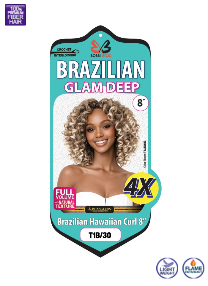 Bobbi Boss Brazilian Glam Deep 8" 4X