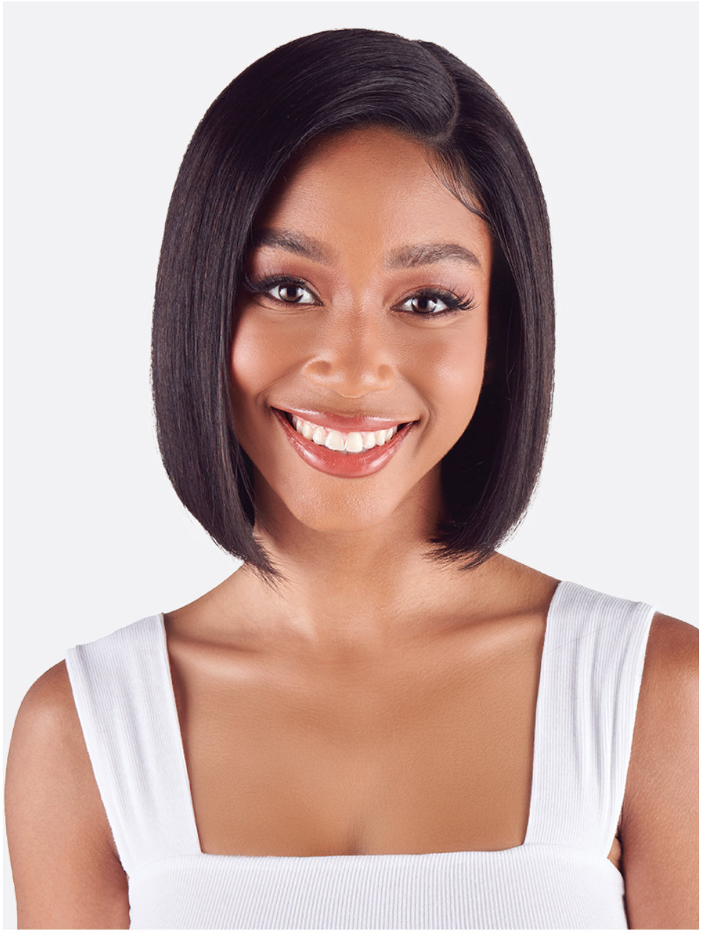 Maestro Wide Lace Part Straight Bob 10″ Human Hair Wig