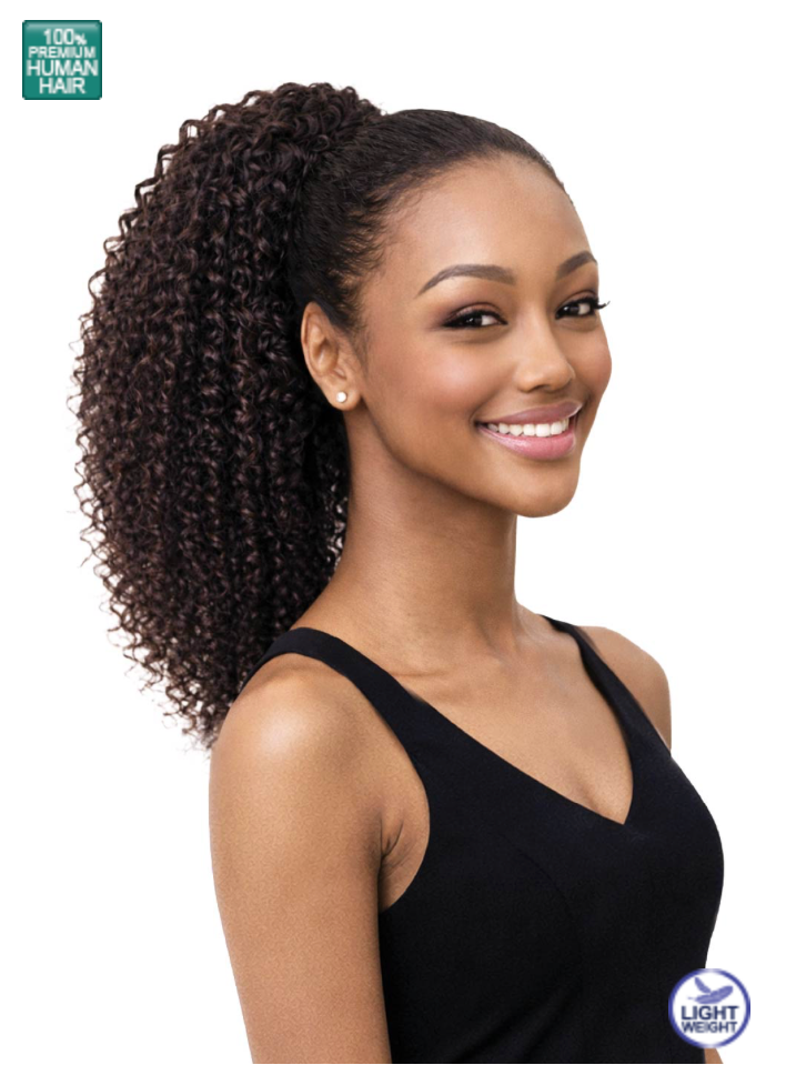 Bobbi Boss MHFC003 Water Wave 18" Human Hair 2-in-1 Wig