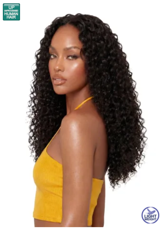 Bobbi Boss Seamless Crochet Deep Wave 18" Human Hair