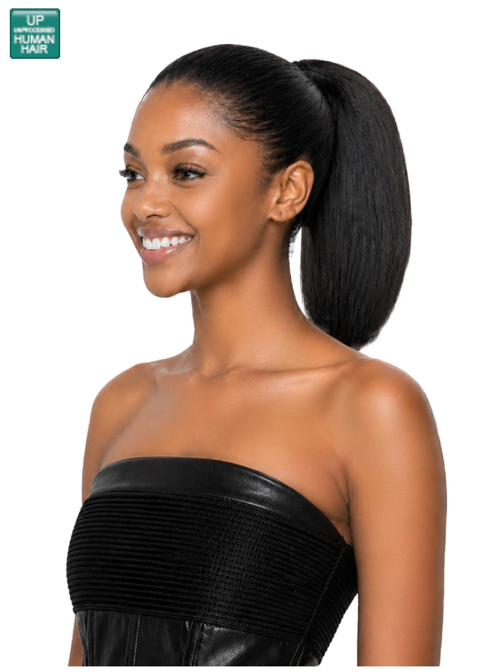 Bobbi Boss MHFC004 Straight 12" Human Hair 2-in-1 Wig