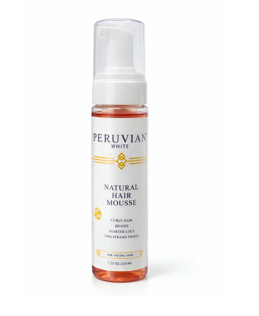 Peruvian White Natural Hair Mousse 8oz
