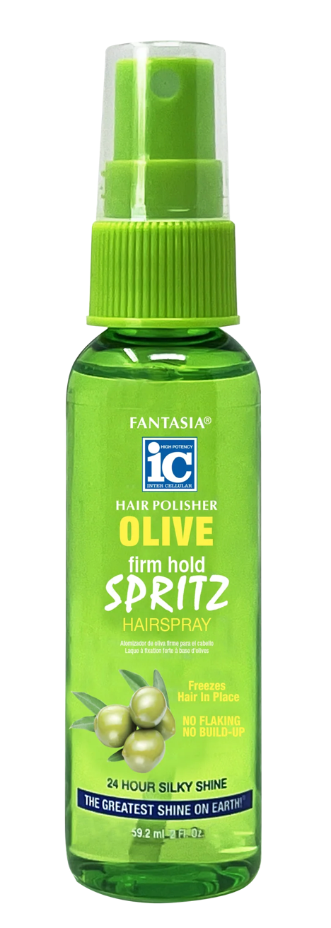 Fantasia IC Hair Polisher Olive Firm Hold Spritz 2 fl oz