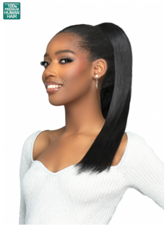 Boss Up Bone Straight 20" Human Hair Ponytail