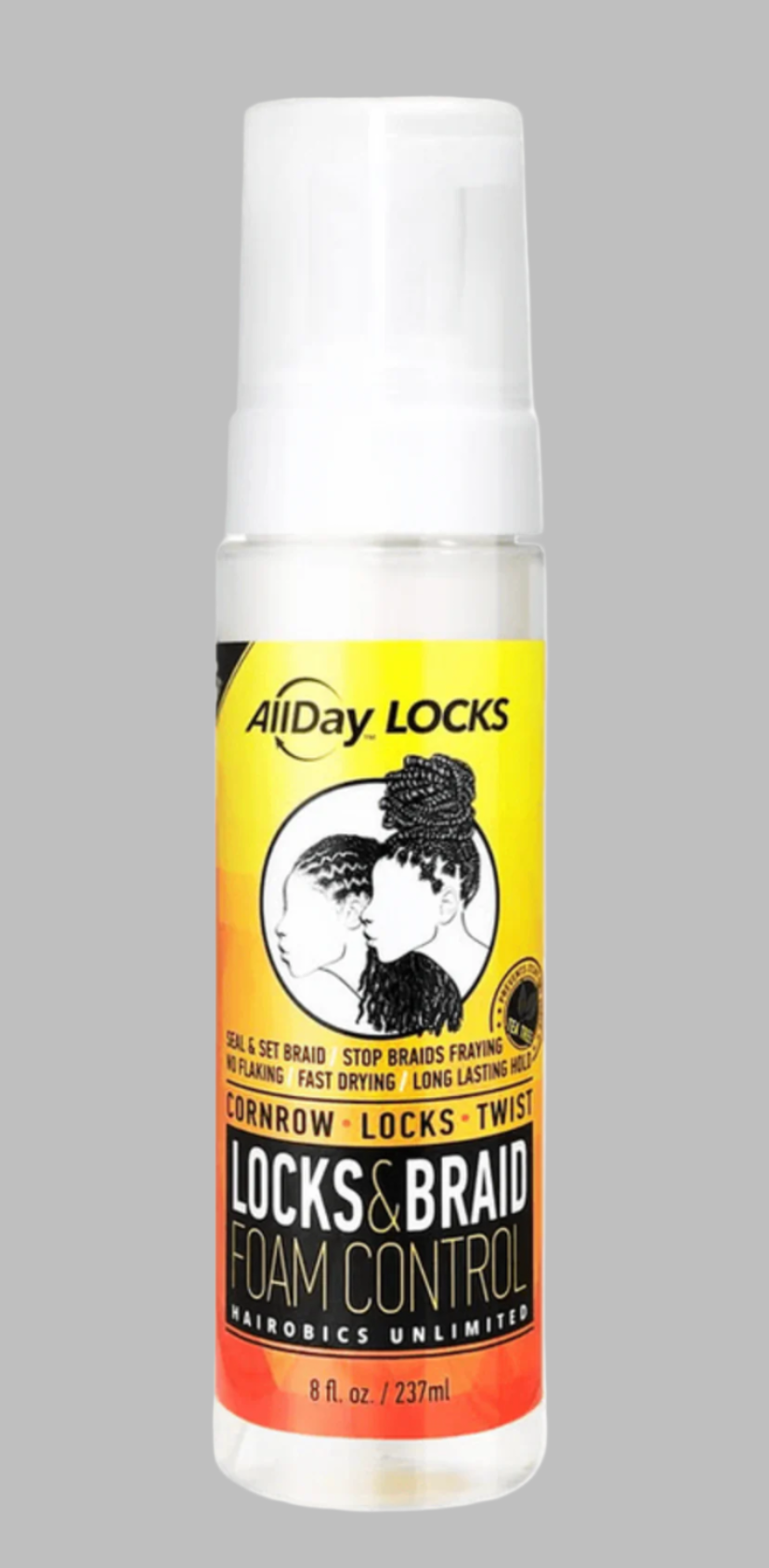 Hairobics AllDay Lock Braid Foam 8oz