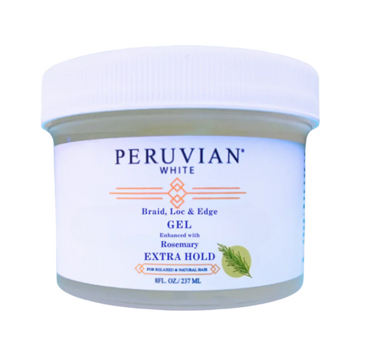 Peruvian White Braid Loc & Edge Rosemary 8 oz