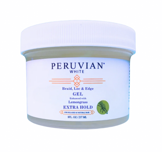 Peruvian White Braid Loc & Edge Lemongrass 8 oz