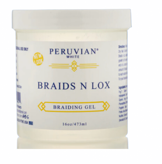 Peruvian White Braid Loc & Edge Lemongrass 16 oz