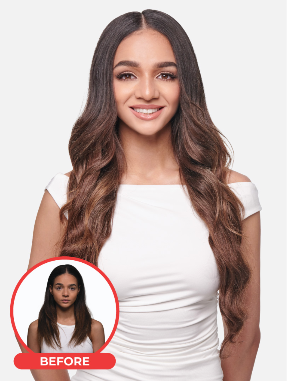 TRUELUXE Seamless Clip In Straight 24"
