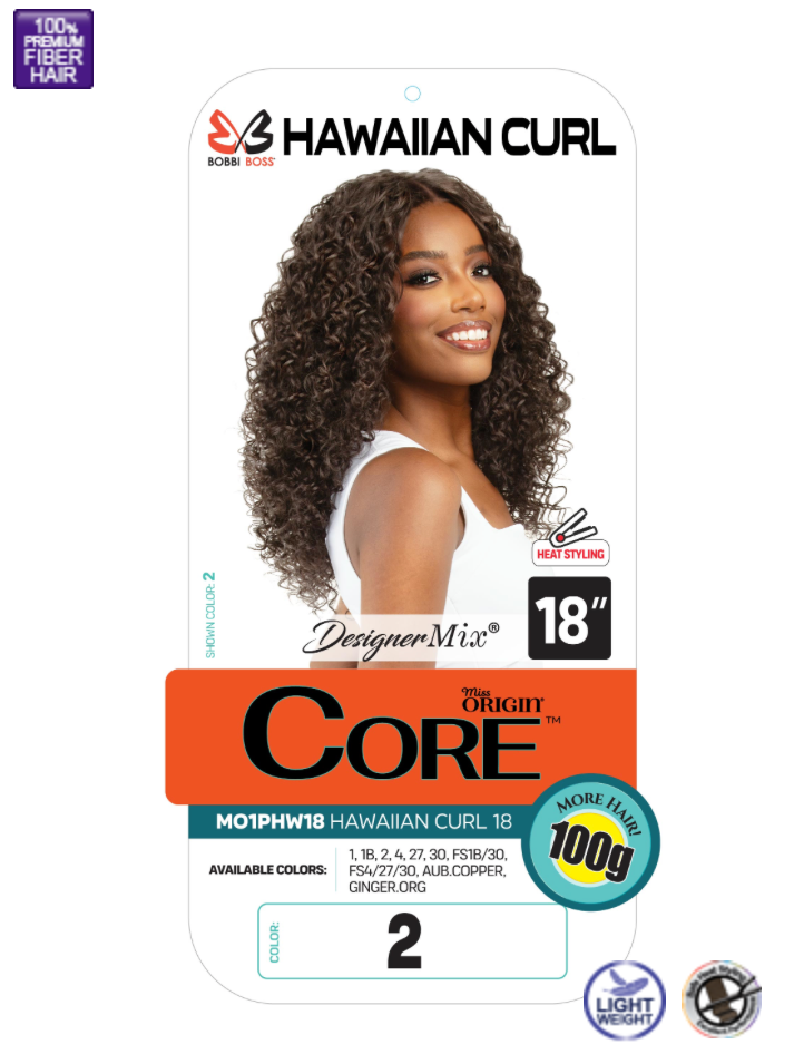 Bobbi Boss Core Single Pack Hawaiian Curl Weaving