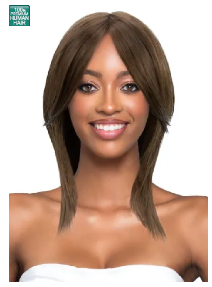 Bobbi Boss MH110 Boss Wig Straight 14" Human Hair