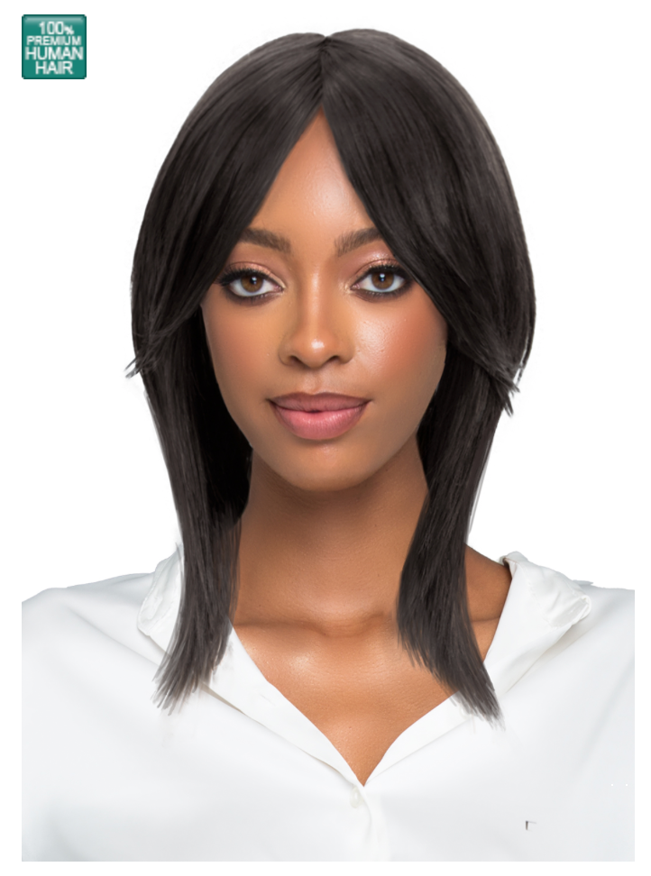 Bobbi Boss MH110 Boss Wig Straight 14" Human Hair