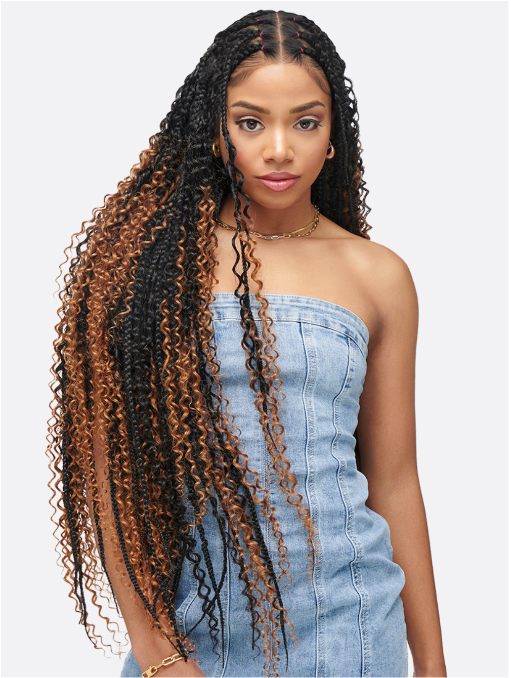 Vivace Trenity Invisible Feather Crochet Water Curl 18"