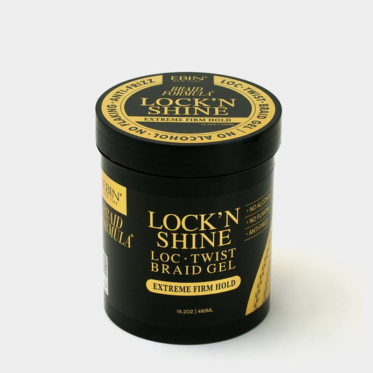 EBIN Lock'n Shine Braid Formula Extreme Firm 16.2 oz