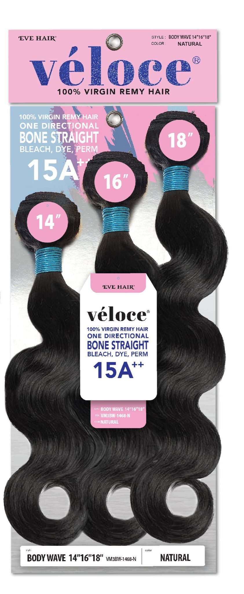 Veloce Virgin 100% Remy Bundle Multi Pack Body Wave