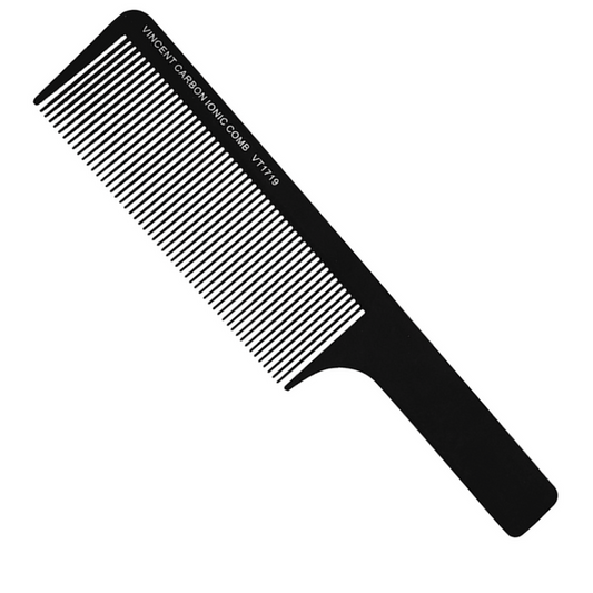 Vincent Flat Top Comb Carbon Black VT1719