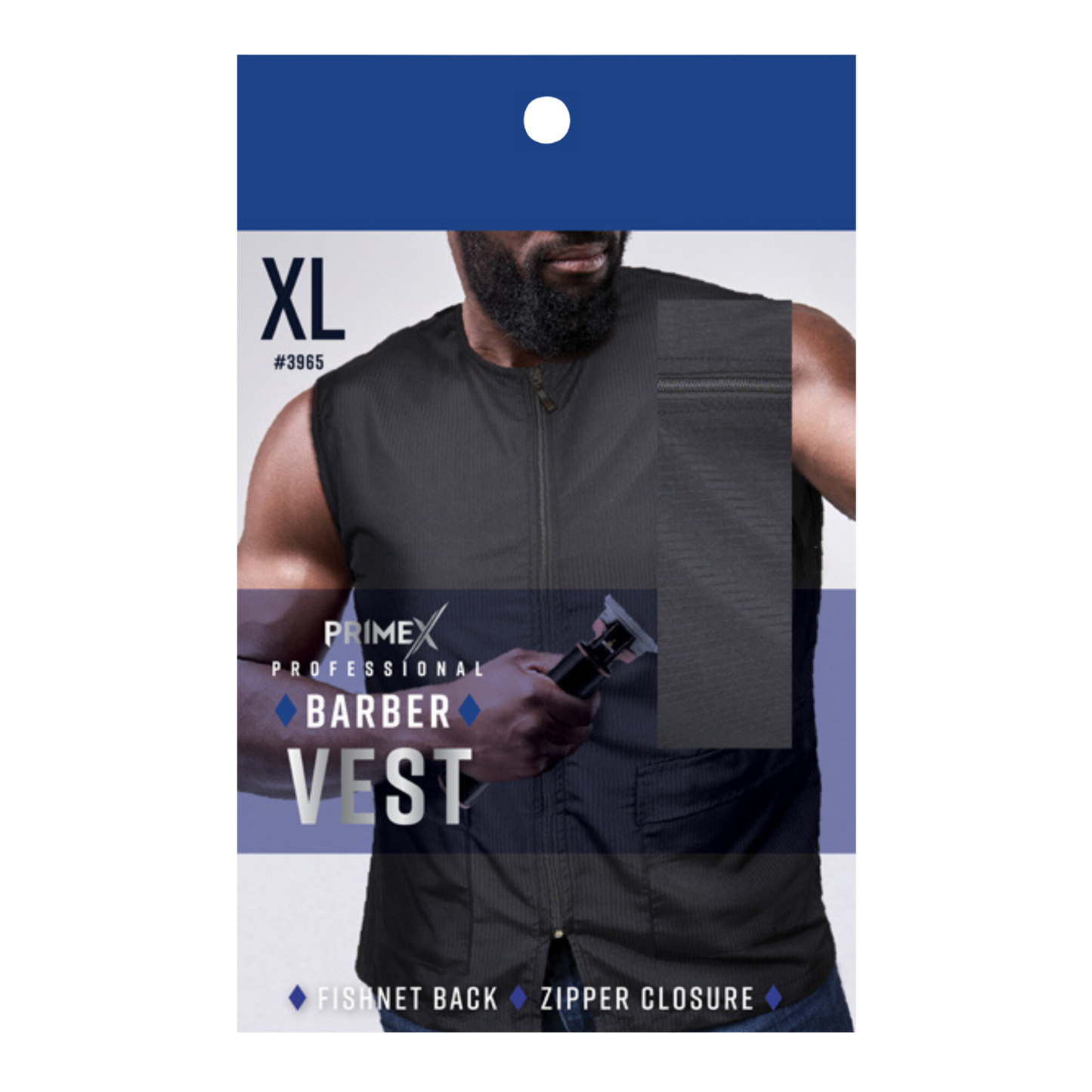 PrimeX Barber Vest - Black