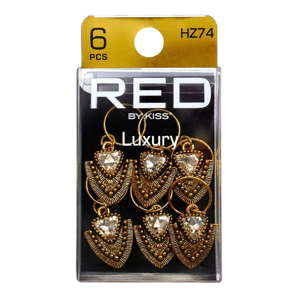 RED Braid Charm HZ74 Gold