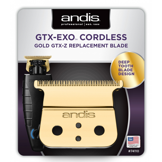 Andis GTX-Z EXO Cordless Blade Deep Tooth Gold