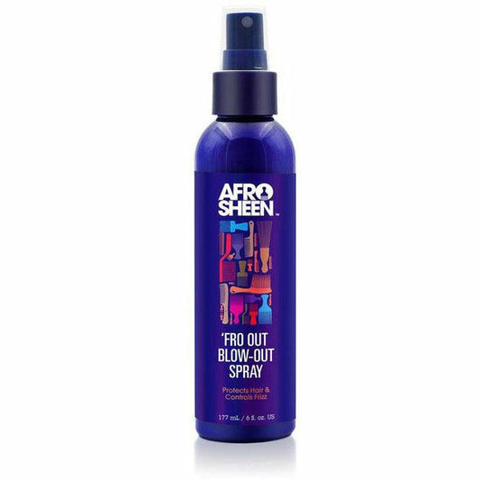 Afro Sheen 'Fro Blow Out Spray Heat Protect 6 oz