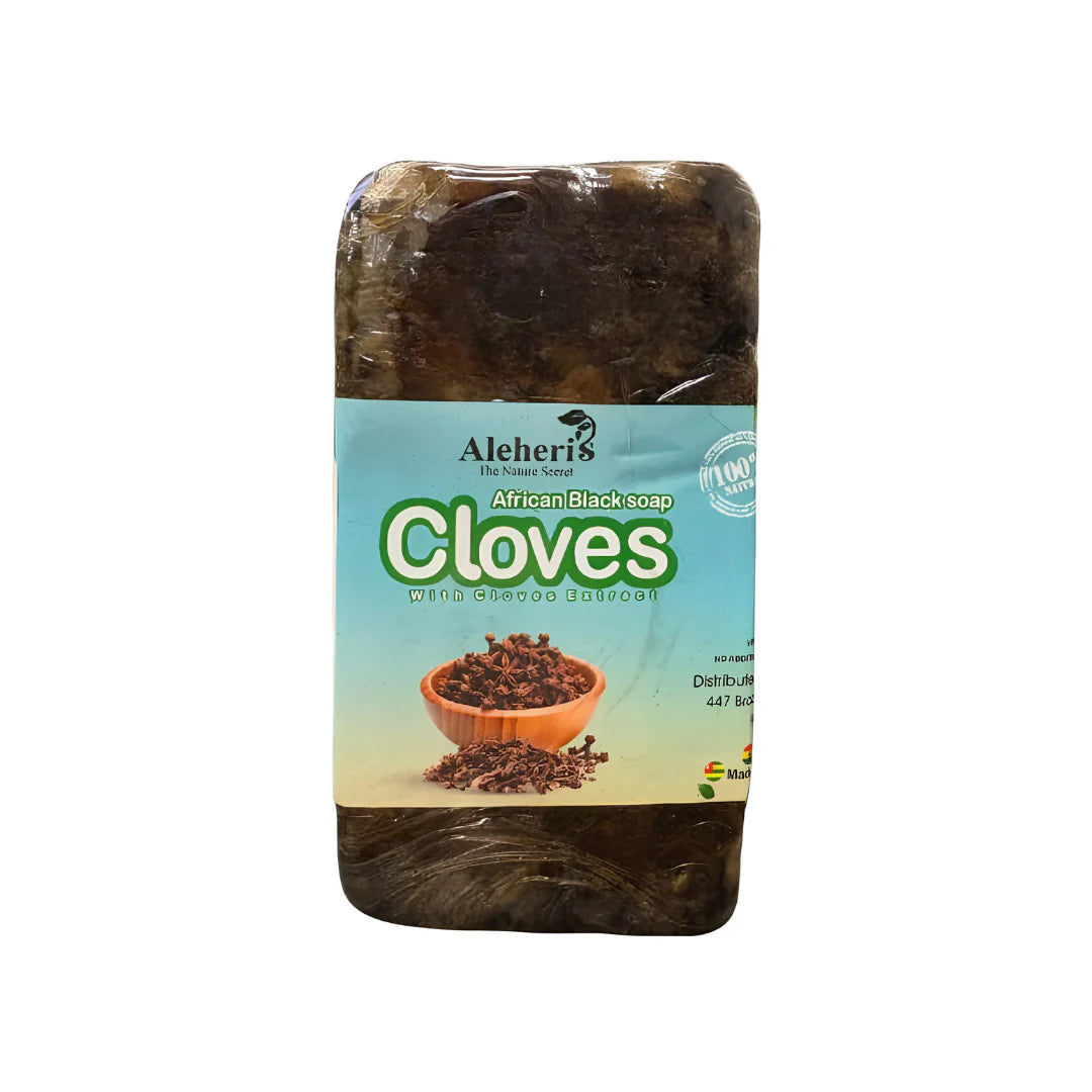 Aleheris African Black Soap with Cloves 8 oz
