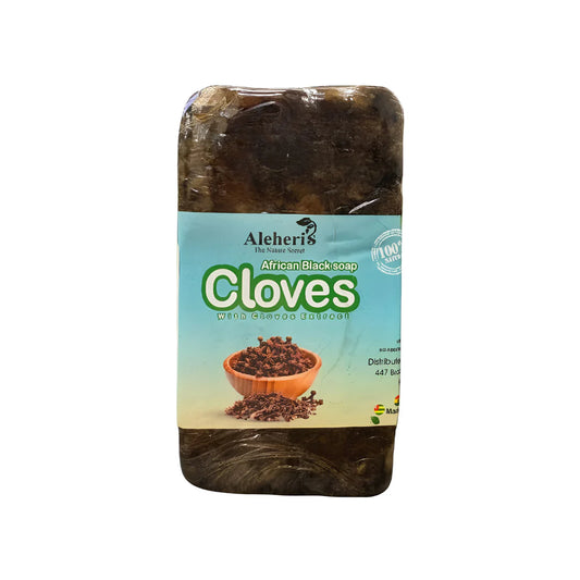 Aleheris African Black Soap with Cloves 8 oz