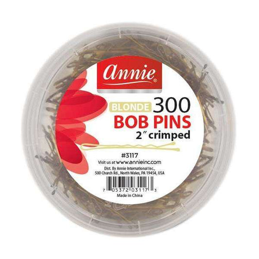 Annie Bob Pins Blonde Crimped 2" 300 ct