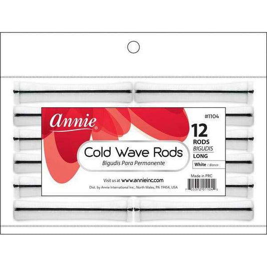 Annie Cold Wave Rod White Long