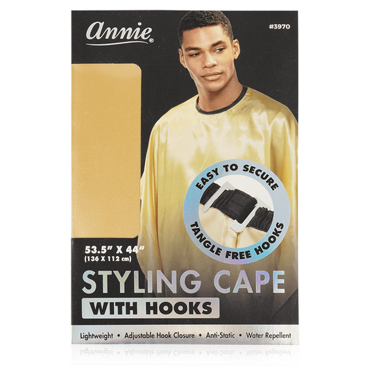 Annie Cutting Cape with Stretchable Hook - Gold