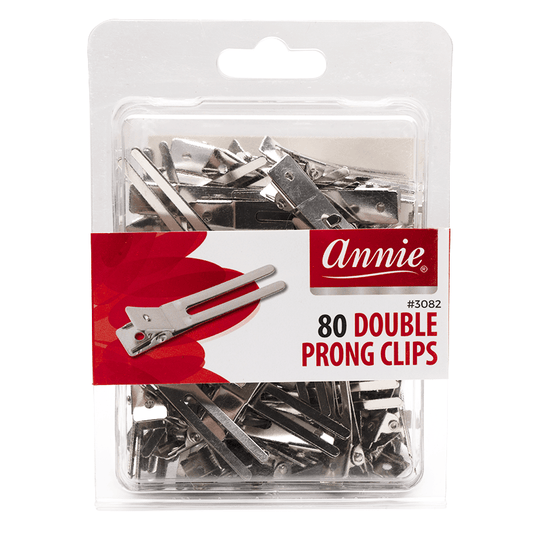 Annie Clips Double Prong Regular 80 pcs