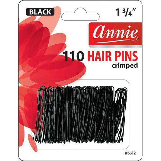 Annie Hair Pins Black 1 3/4" 110ct