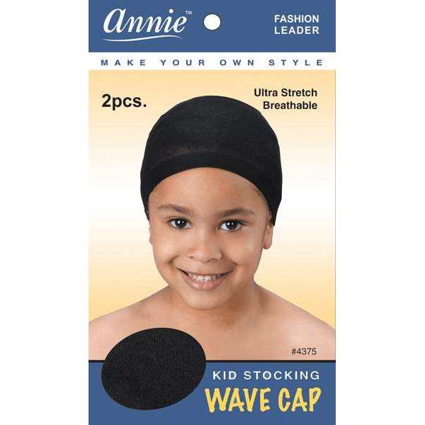 Annie Kid Stocking Wave Cap Assorted 2pc