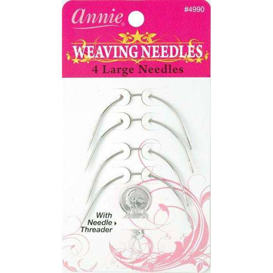 Annie Weaving Needles Large C Curve 4 Count