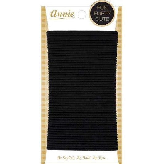 Annie Ponytailer 5.5" Black 50ct