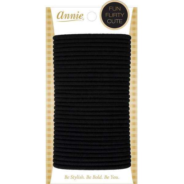 Annie Ponytailer 6" Black 32ct