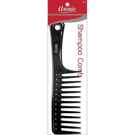 Annie Shampoo Comb Black