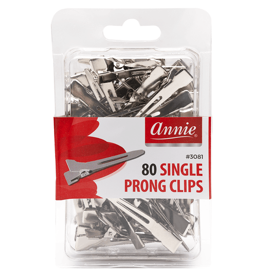 Annie Clips Single Prong Regular 80 pcs