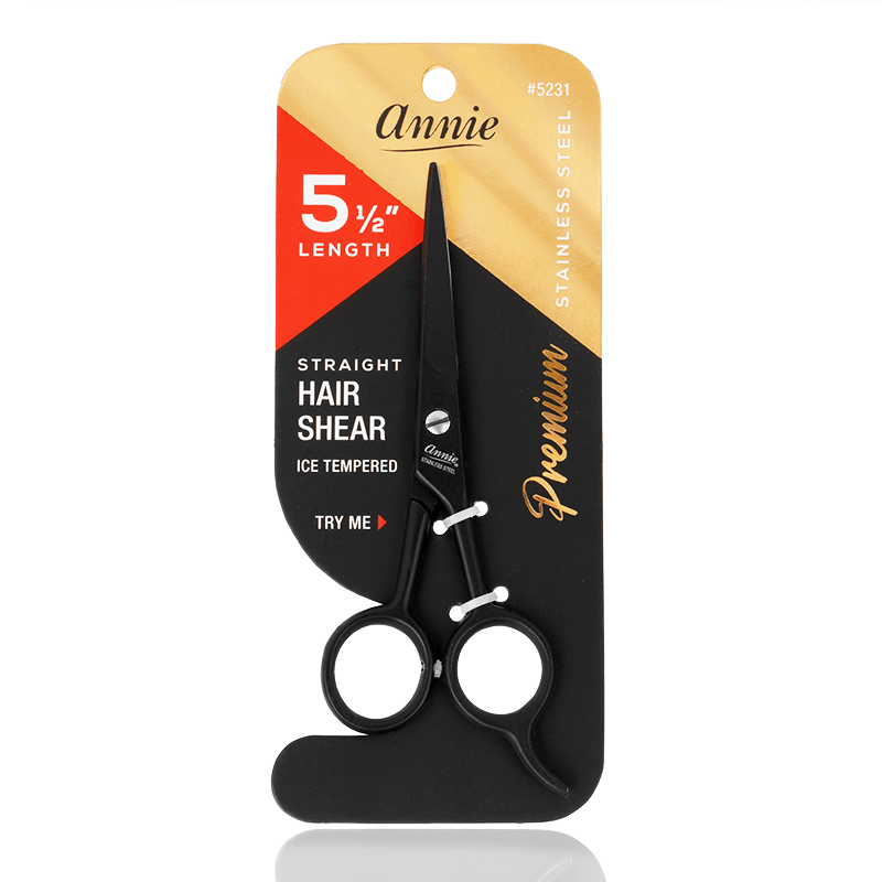 Annie Stainless Steel Shears 5.5" Matte Black