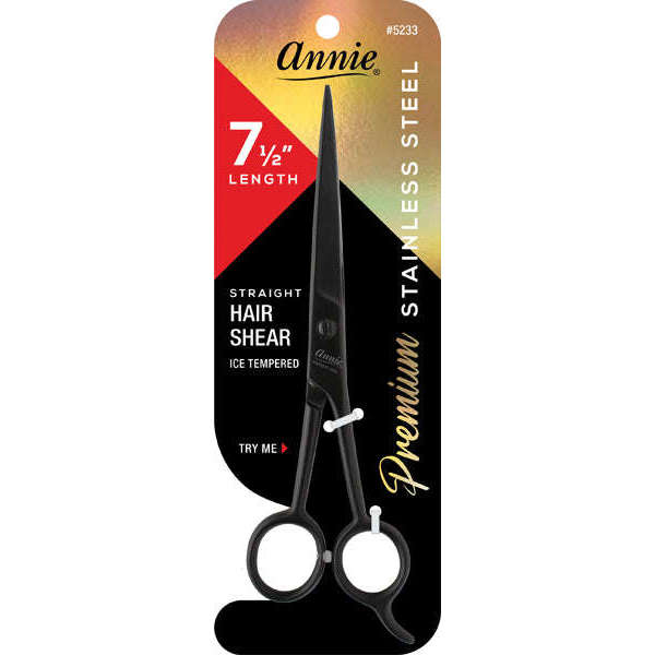 Annie Stainless Steel Shears 7.5" Matte Black