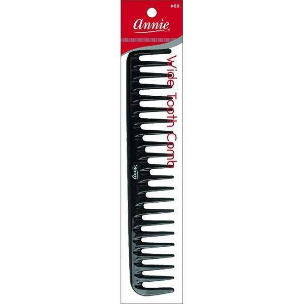 Annie Wide Tooth Comb Black