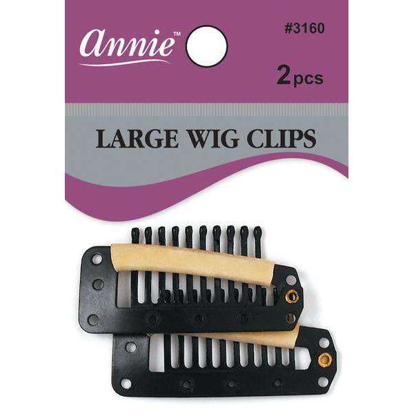 Annie Wig Clip Large 12ct