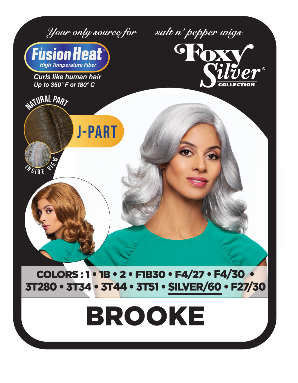 Foxy Silver Brooke 11027
